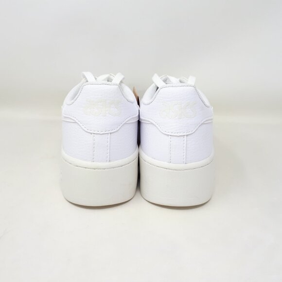 Asics Japan S Platform All White Casual VTG Shoe Sneaker Womens Size 9.5 US NEW - Picture 6 of 12